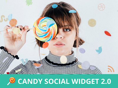 Candy Social Promo plugin sidebar social social media social media marketing widget wordpress