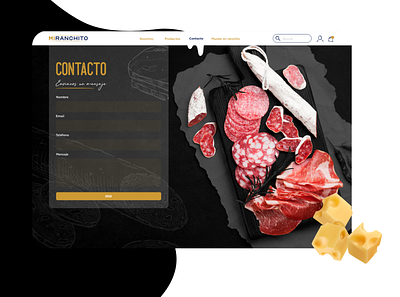 Mi Ranchito Ecommerce contact contact ecommerce productdesign