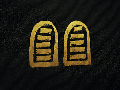 Ten Commandments - Exodus branding brush church design exodus gold gold foil icon iconography illustration logo moses sand sermon art stone texture vector