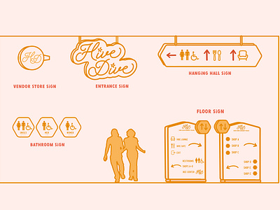 Hive Dive Market Place - Environmental Design