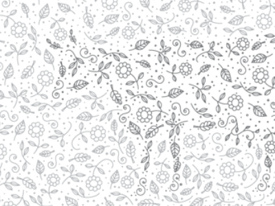 Udderly Confusing cow flowers illustration patterns