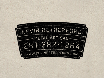 Got them stamps! business card identity metal stamp