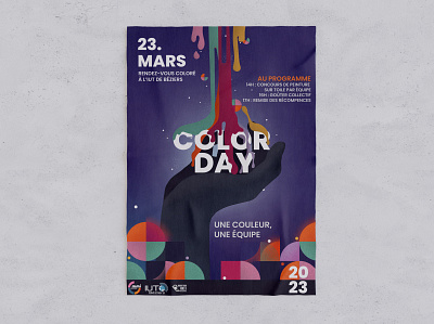 ColorDay Event branding color design event graphic design graphism illustration logo poster team building typography vector