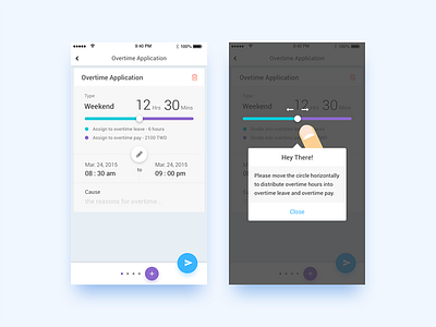 Radar Mobile | The overtime processing application