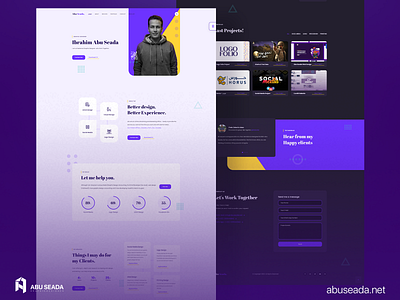 Abu Seada Web Site Design branding design flat graphic design icon illustration logo ui uiux ux vector web design