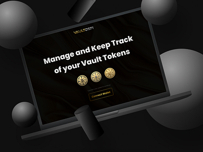 VaultDefi design presently ui web