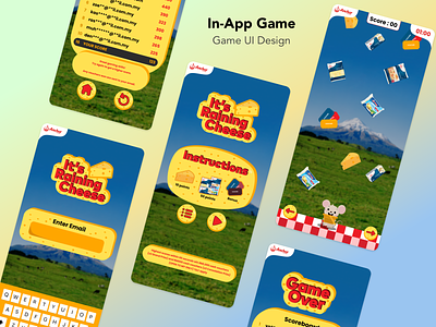 Game UI Design 3d game illustration mobile app ui