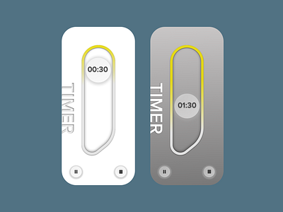 Daily UI Timer app branding dailyui design minimal ui ux