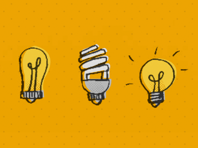 Big Ideas illustration light bulb