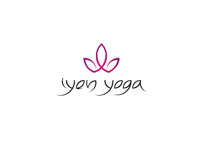 iyen yoga logo brand design illustrator iyenyoga logo vector yoga yoga logo