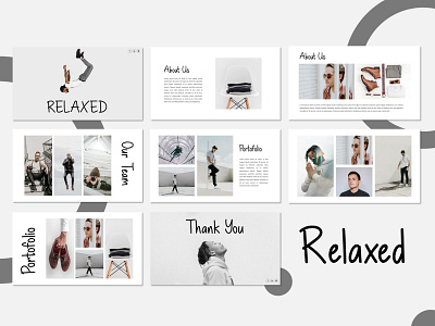 Relaxed Presentation branding creative design fashion presentation presentation design presentation layout presentation template presentations