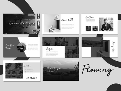 Flowing Presentation branding business creative design presentation presentation design presentation layout presentation template presentations