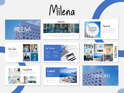 Milena Presentation branding business creative design hotel presentation presentation design presentation layout presentation template presentations