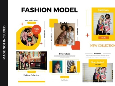 Instagram Feed Template - Fashion Model