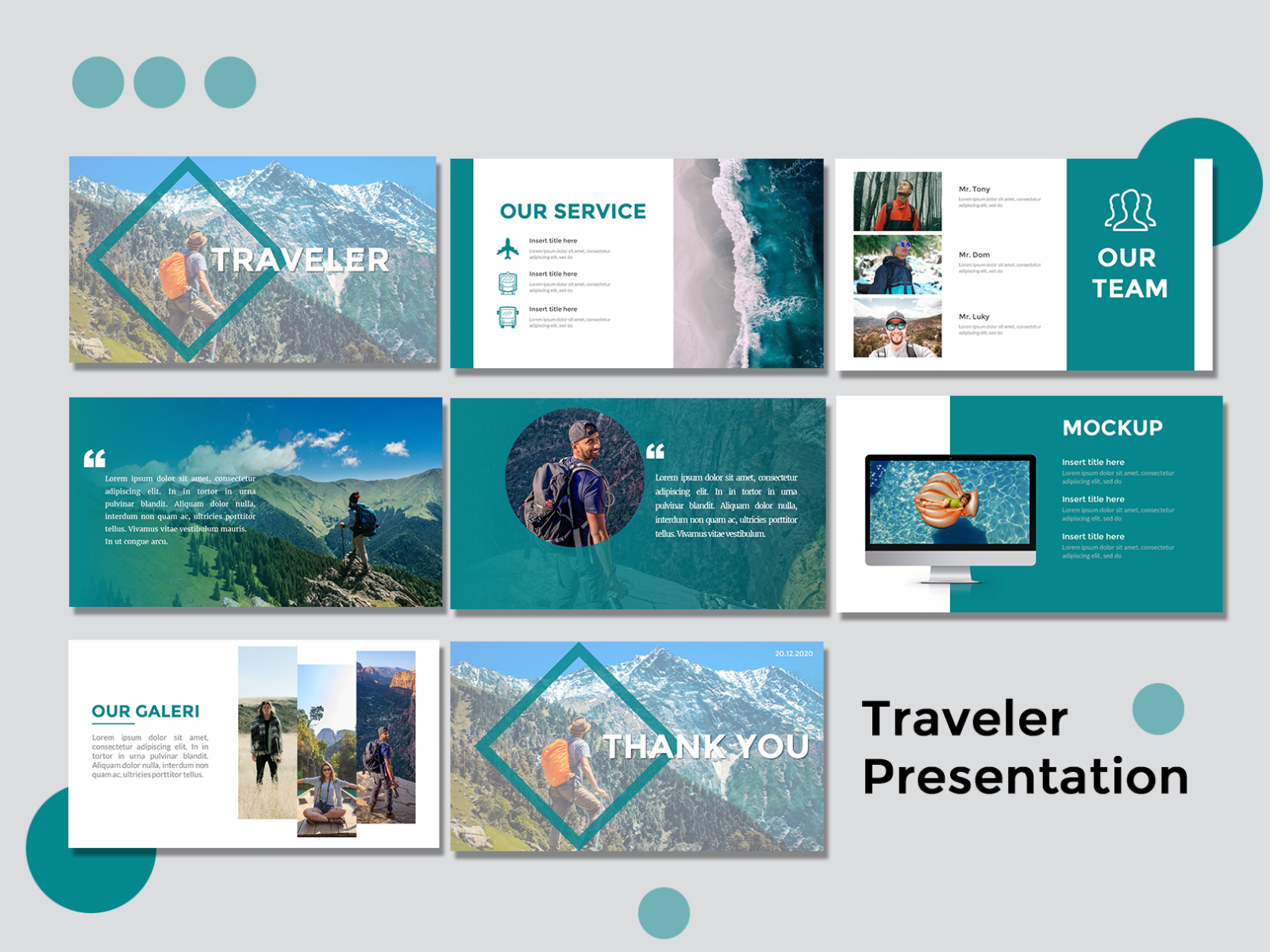 Traveler Presentation by Listu Labs on Dribbble