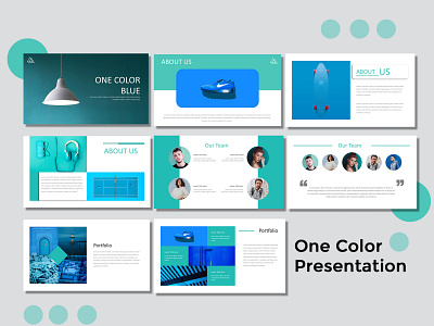 One Color Presentation branding design presentation presentation design presentation layout presentation template presentations