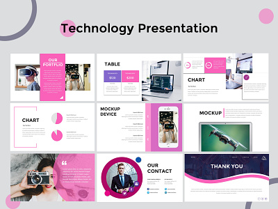 Technology Presentation branding creative design presentation presentation design presentation layout presentation template presentations technology