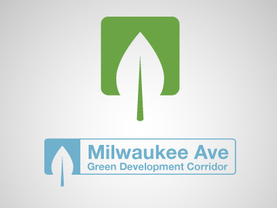 Milwaukee Ave Green Dev Corridor Logo v2