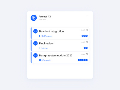 UI // Project Task List