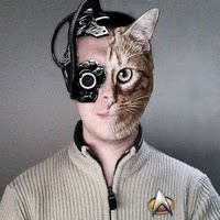 Avatar avatar borg cat ginger kitty photoshop profile star trek startrek