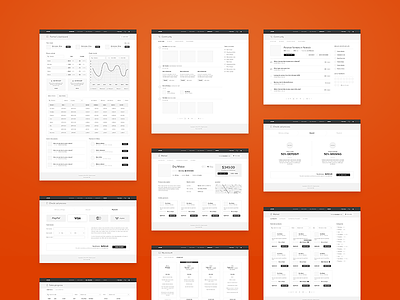 mFarm - High fidelity wireframes application dashboard high fidelity prototype sketch user experience ux wireframes