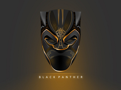 BLACK PANTHER (RIP) animation art artwork design graphic design illustrator vector visual design website website design