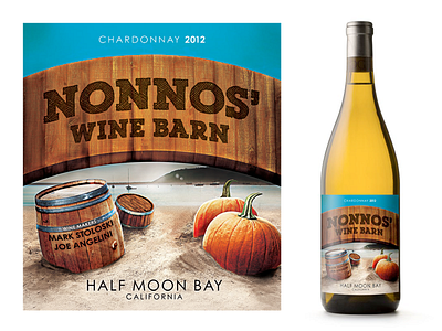 Nonnos' Wine Barn Label