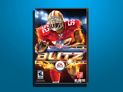 EA Sports® NFL Blitz™ Reboot (Key Art) 49ers american football cover art cover design ea sports esports falcons fire football key art key visual nfl ravens renders retro games retro gaming videogames
