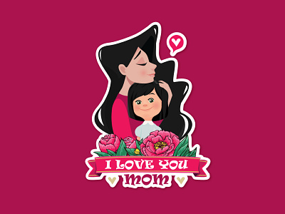 Mother s Day Sticker illustration illustrator stickers
