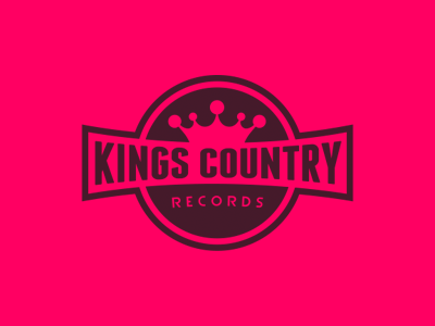 Kings Country Logo badge crown logo logotype