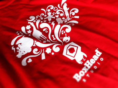Team shirts apparel design red silk screen tshirt