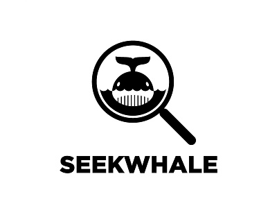 Seekwhale logo design logo whale