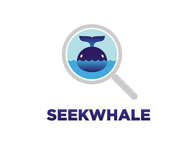 Logo Seekwhale design logo whale