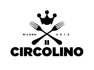 Logo proposal Circolino black and white design logo