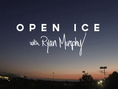 Open Ice With Ryan Murphy 2 hockey title design motion graphics hand drawn typography titles