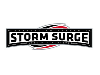 Storm Surge Logo carolina hurricanes graphic design hockey hurricanes logo nhl