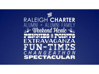 Pennies for Points intro rchs typography motion graphics