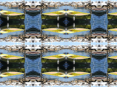 Boat Print 2 motif photo-surrealism