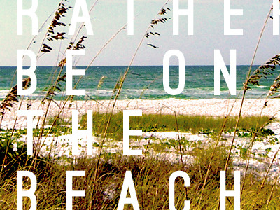 Beach iPod Lock Screen background 