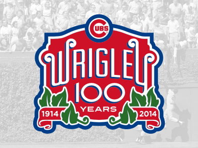 Chicago Cubs Wrigley Field 100th Anniversary Patch