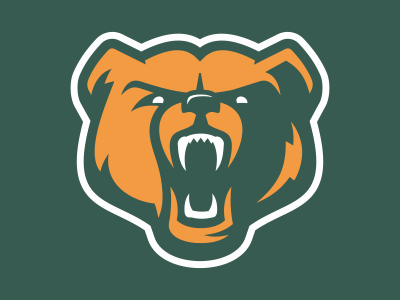 Bear bear grizzly logo mascot sports