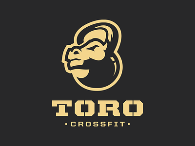 Toro Crossfit branding bull crossfit gym kettlebell logo
