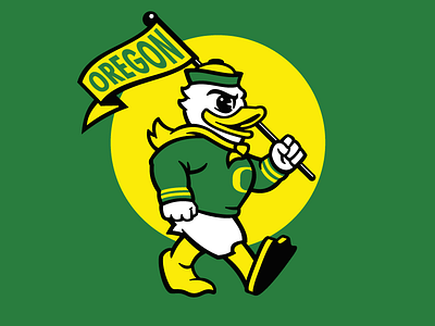 The Duck logo mascot oregon oregonducks theduck