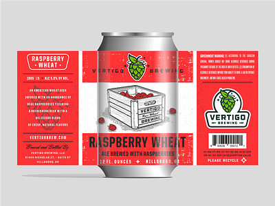 Vertigo Brewing -  Raspberry Wheat can