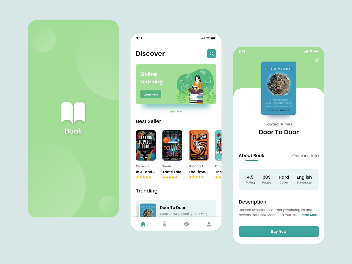 Book UI designs, themes, templates and downloadable graphic elements on ...