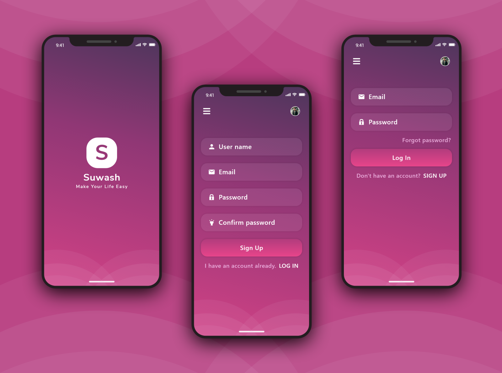 splash screen design ui