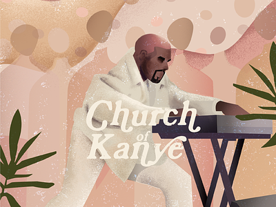 Church of Kanye design editorial illustration illustration
