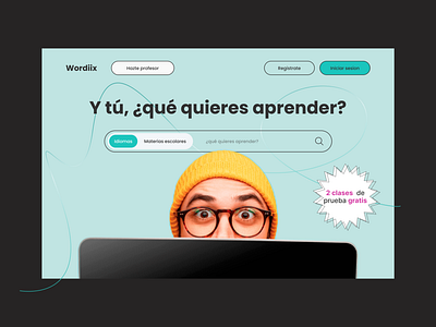 Wordiix design education redesign ui ux