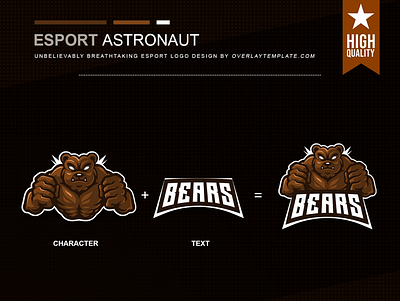 Logo Bears angry branding esport esportlogo evil fangs illustration logo mascot mascot logo social media