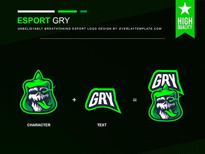 Logo Gry branding esport esportlogo illustration logo mascot mascot logo skull social media spoky